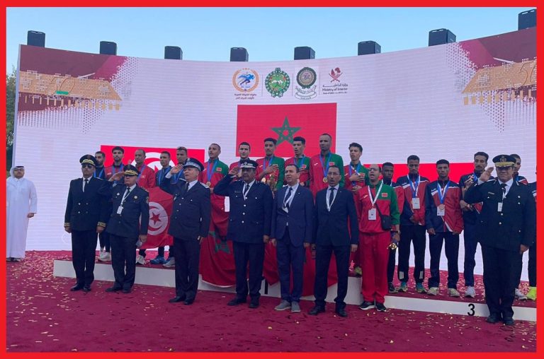 الدوحة.. تألق رياضيو الأمن الوطني في في بطولة الشرطة العربية للعدو الحر