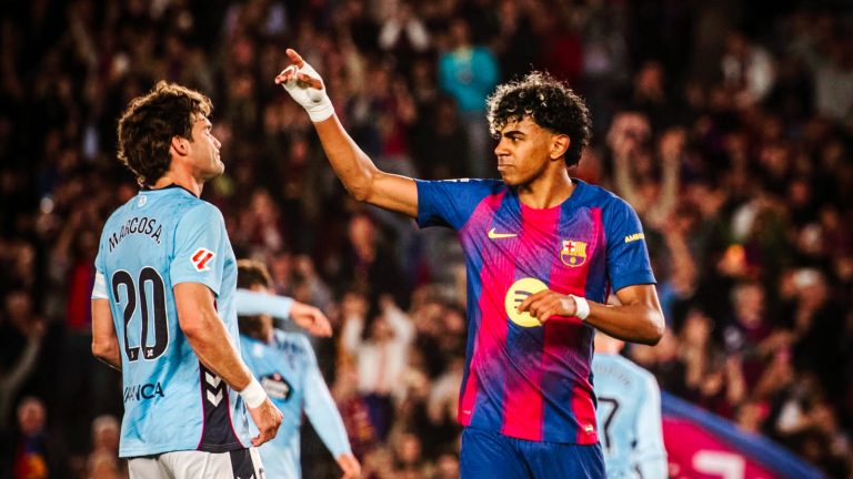 برشلونة يهزم سيلتا فيغو ويقترب من حسم لقب “الليغا”