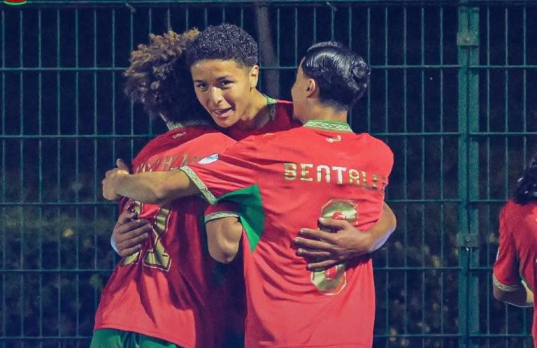 المنتخب المغربي يضمن مشاركته بكأس العالم وتأهله لربع نهائي كأس إفريقيا للفتيان